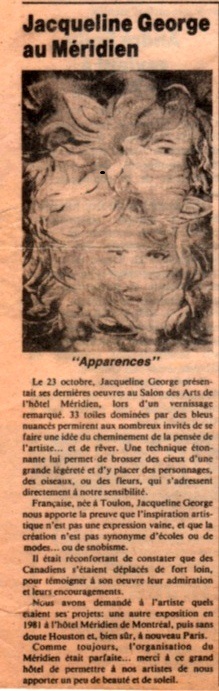 Le Courrier Français -Montréal 12.1980